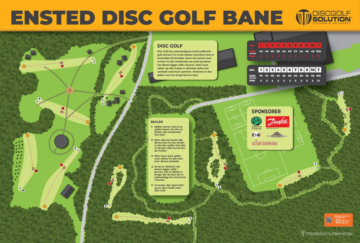 Ensted Disc Golf Bane